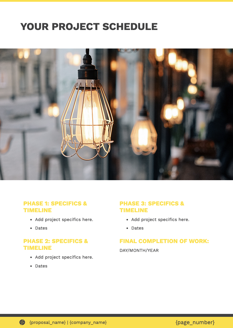 Electrical Services Proposal Template